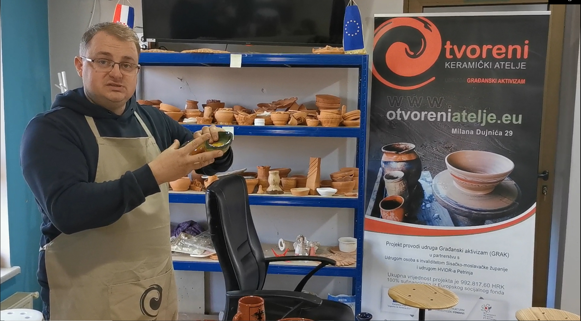 Radovi članova Otvorenog keramičkog ateljea / ožujak 2021